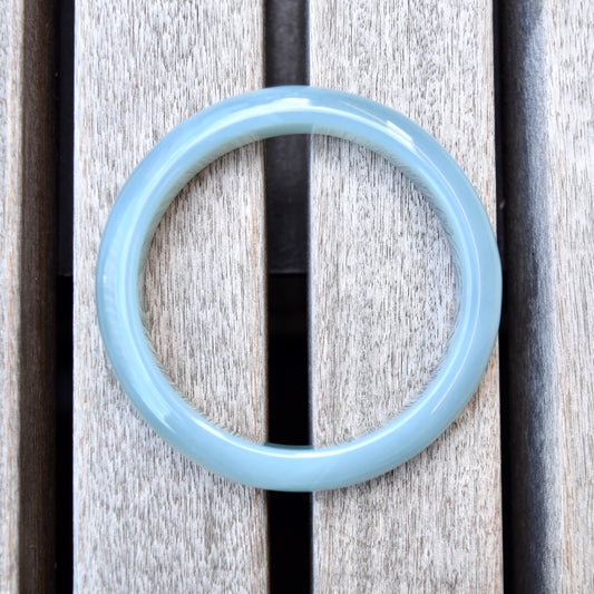 59.1 mm Blue Agate Bangle Bracelet