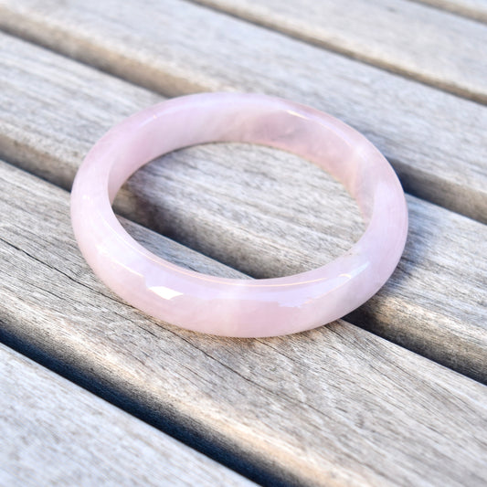 58.8 mm Rose Quartz Bangle
