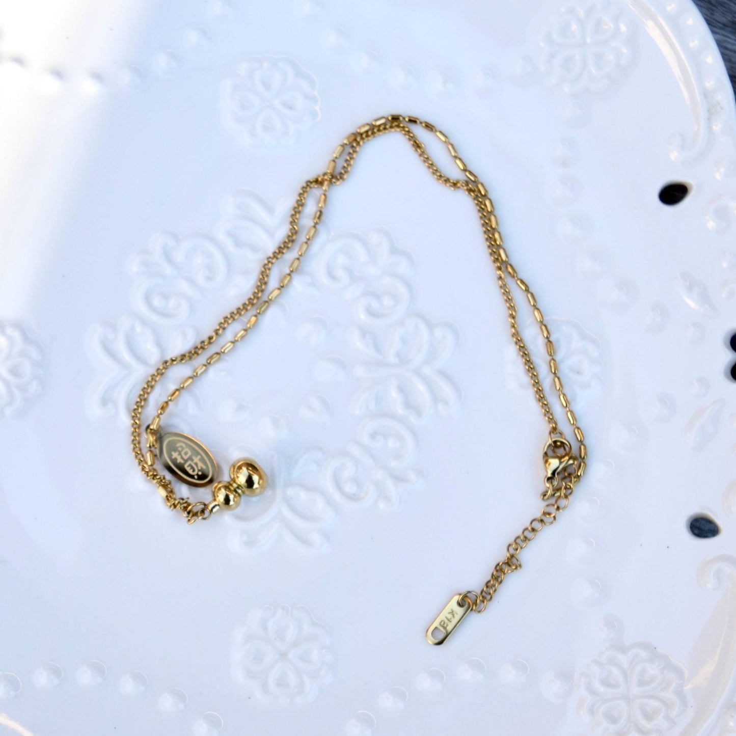 Chinese Gourd Charm Necklace - New Year - Stainless Steel Necklace