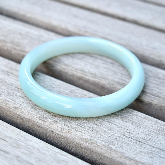 58.3 mm Blue Agate Bangle Bracelet