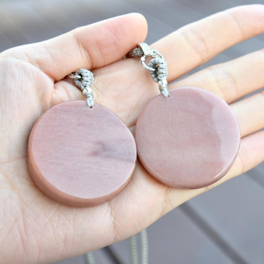 Pink Phoenix Pendant Rope Necklace