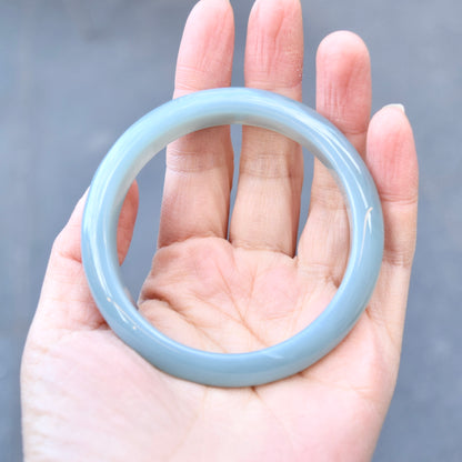 59.1 mm Blue Agate Bangle Bracelet