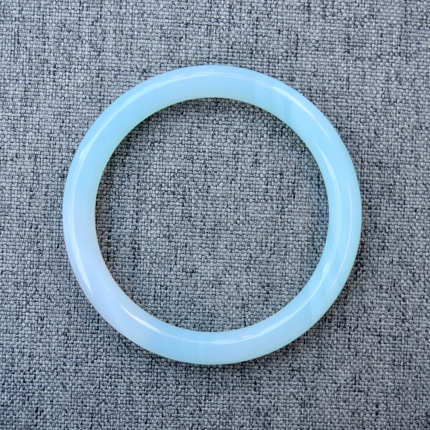 59.3 mm Blue Agate Bangle Bracelet