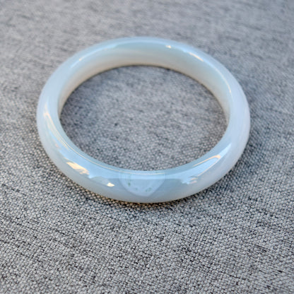 60.4 mm Agate Bangle - Green