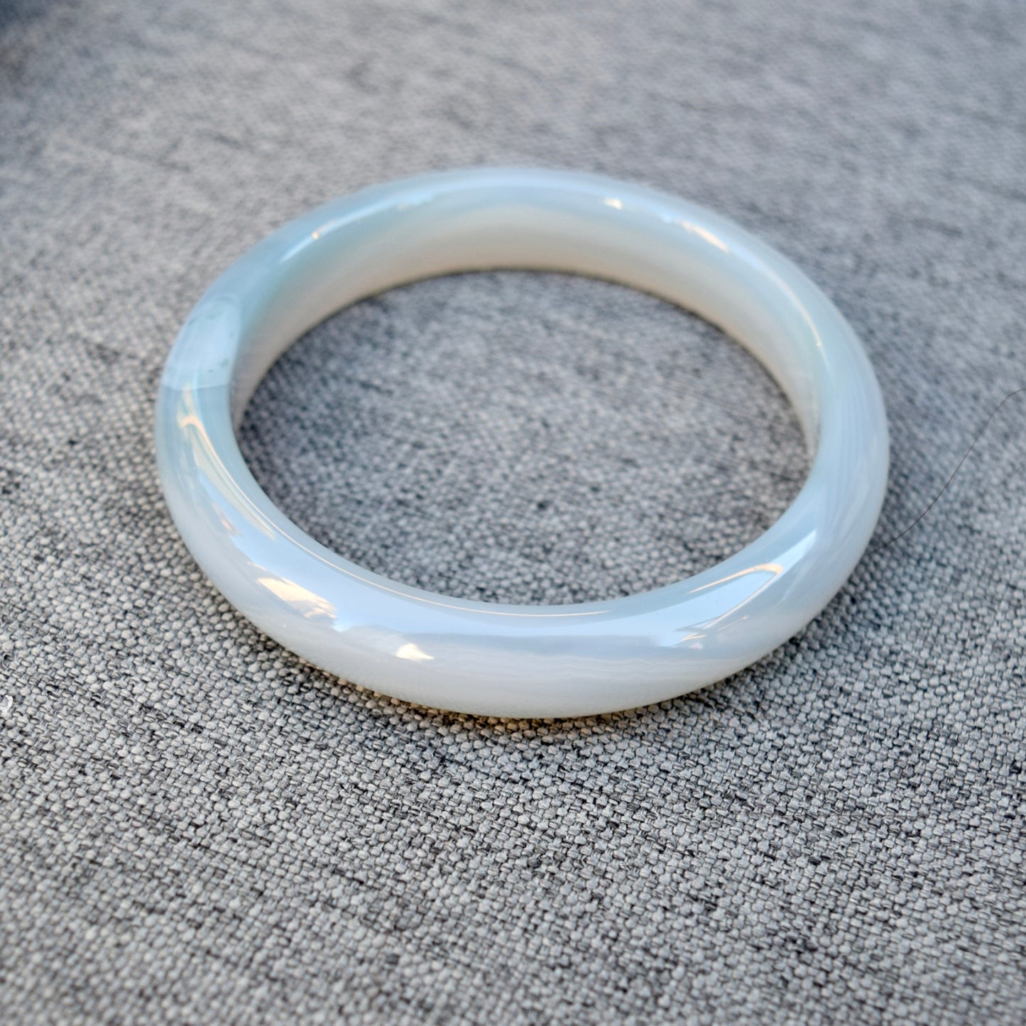 60.4 mm Agate Bangle - Green