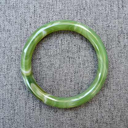 63.4 mm Agate Green Bangle