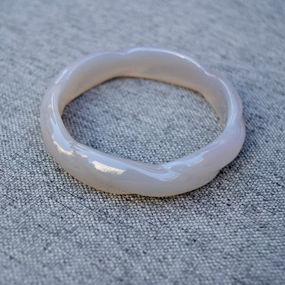 58.1 mm Gray Agate Bangle