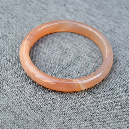 60.8 mm Orange Agate Bangle Bracelet