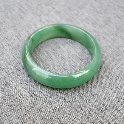 60.7 mm Green Aventurine Bangle - Quartz Jade Bangle Bracelet