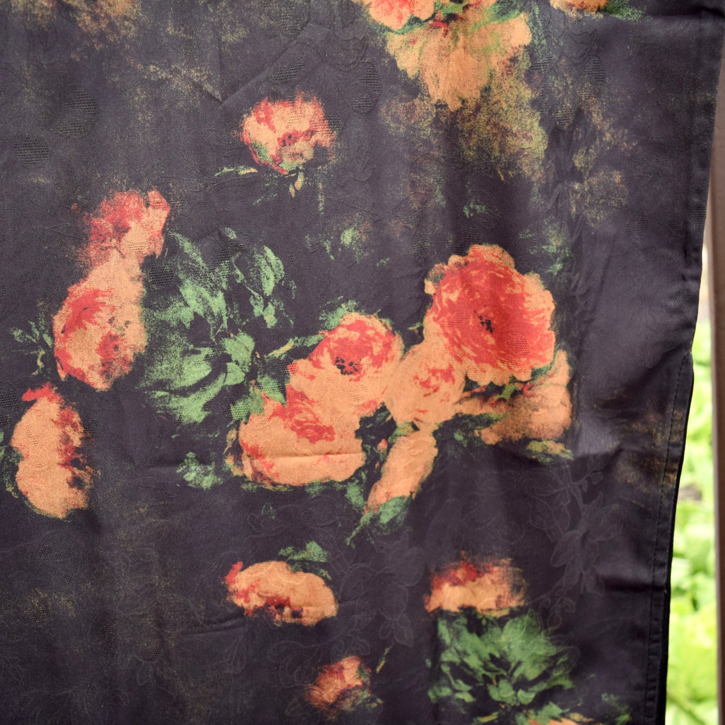 Black Flora Qipao Long Dress - Chinese Traditional Cheongsam