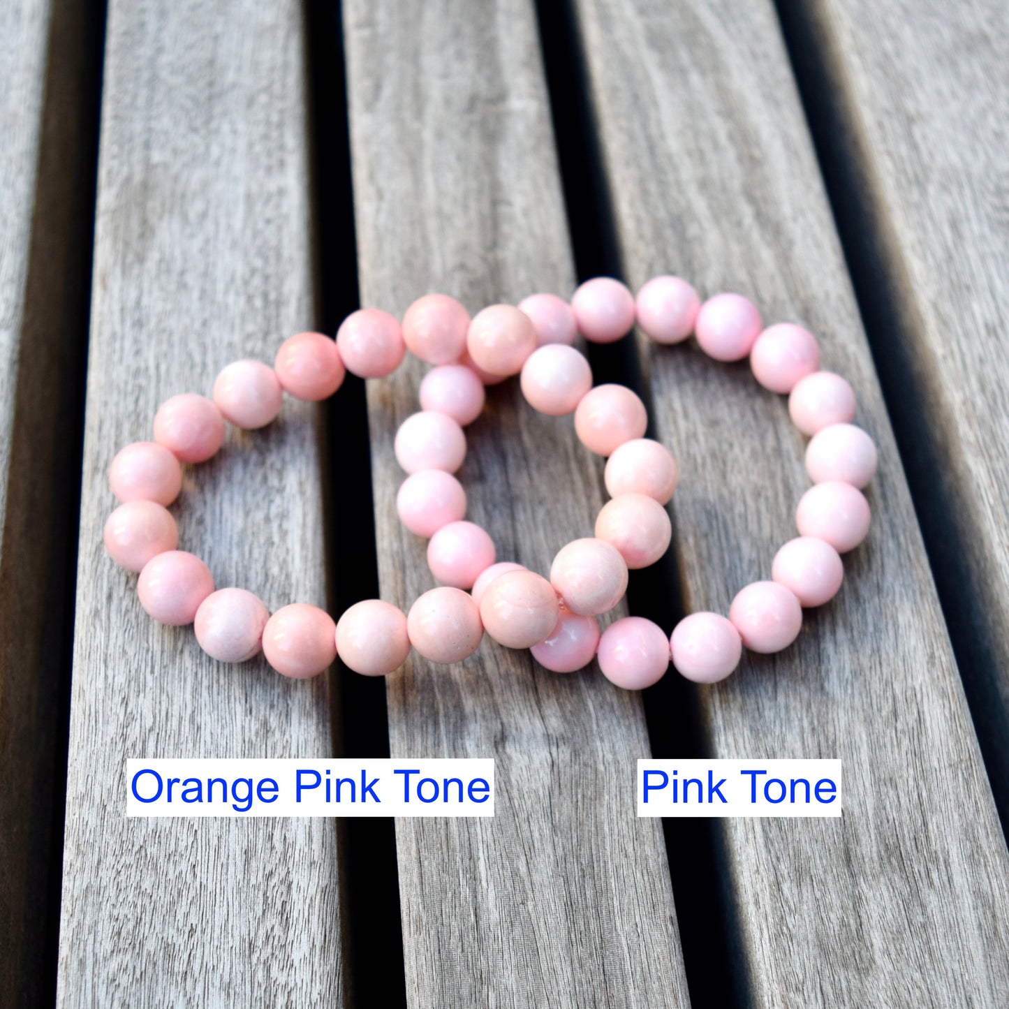 8 9 10 mm Queen Conch Beaded Bracelet - Stretchy Bracelet