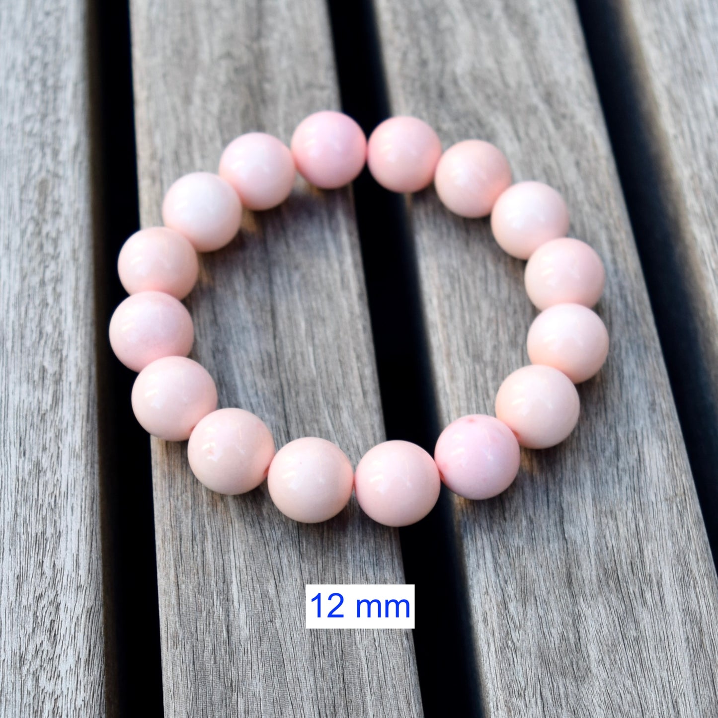 8 9 10 mm Queen Conch Beaded Bracelet - Stretchy Bracelet