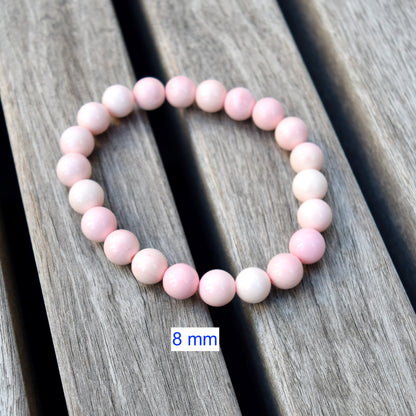 8 9 10 mm Queen Conch Beaded Bracelet - Stretchy Bracelet