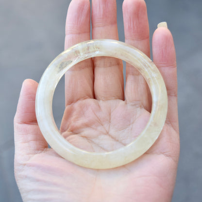 57.2 mm Citrine Lemon Quartz Bangle