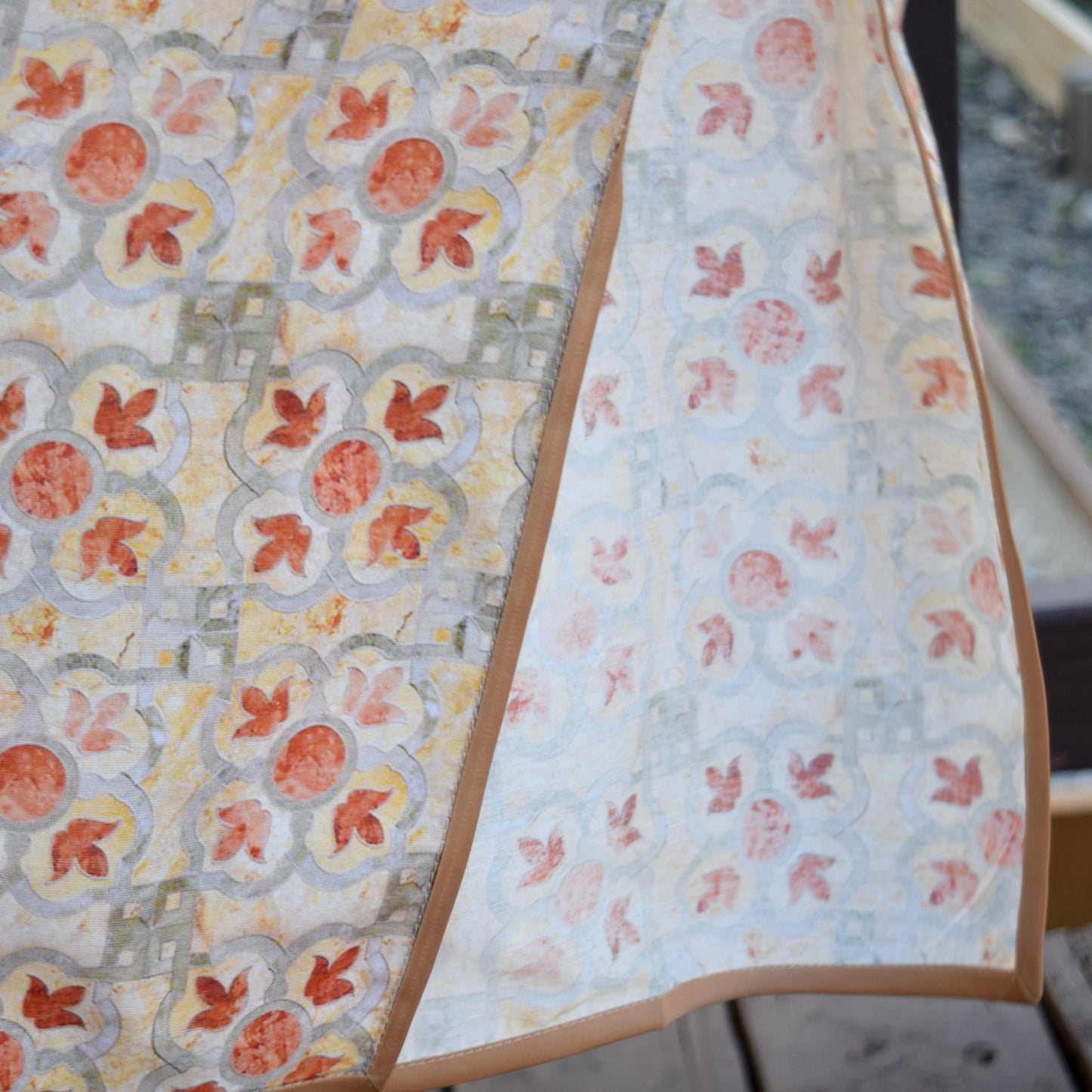 Orange Maple Qipao Long Dress - Chinese Traditional Cheongsam