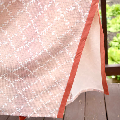 Orange Plaid Qipao Midi Dress - Chinese Cheongsam