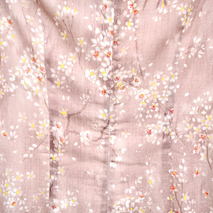 Pink Plum Blossom Printed  Qipao Dress - Chinese Traditional Cheongsam