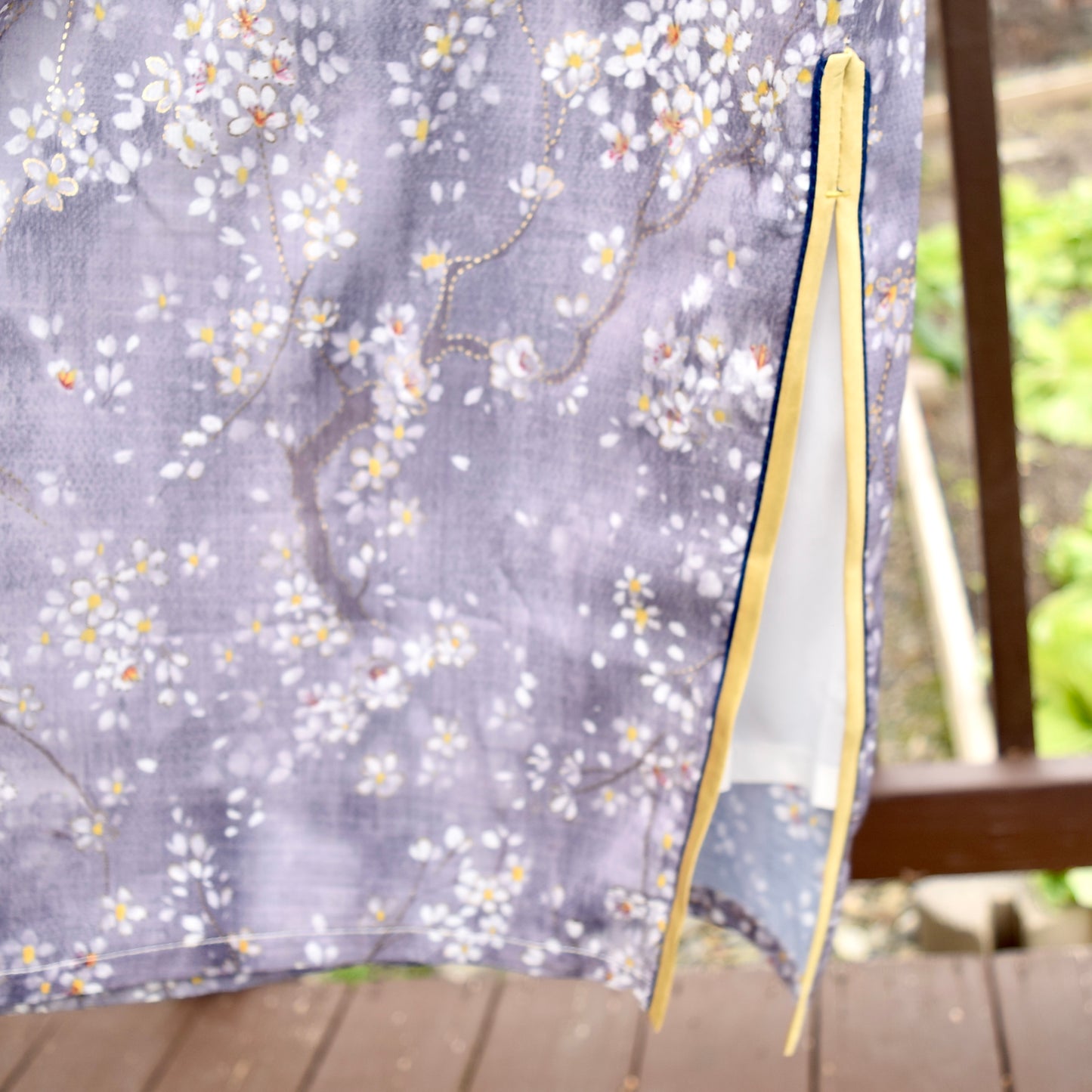 Purple Plum Blossom Printed  Qipao Dress - Chinese Traditional Cheongsam