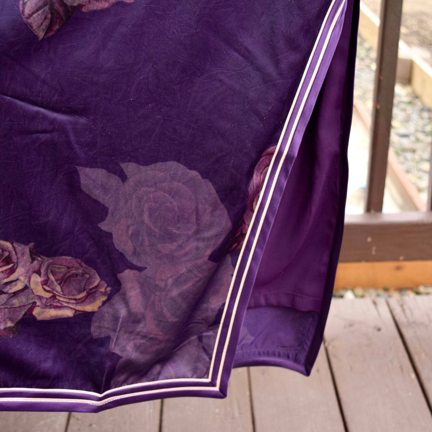 Purple Peony Printed Qipao Dress - Chinese Traditional Cheongsam