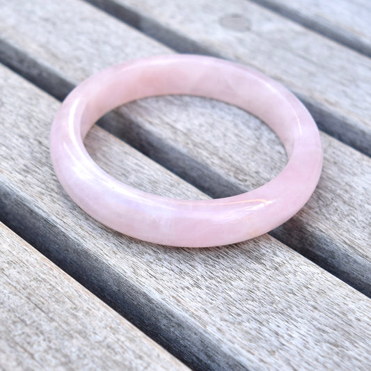 57.9 mm Rose Quartz Bangle