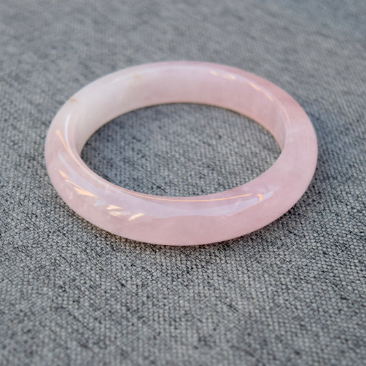 56.7 mm Rose Quartz Bangle