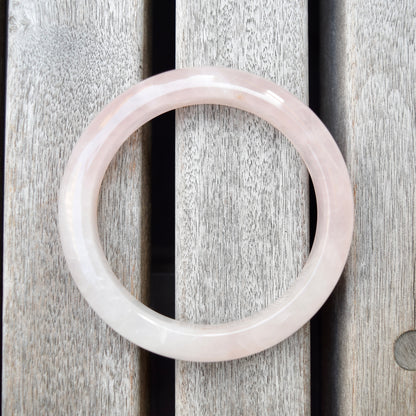 57.7 mm Rose Quartz Bangle