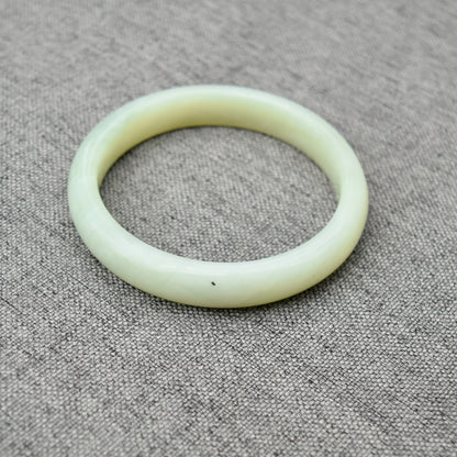 62.8 mm Serpentine Jade Bangle - Green