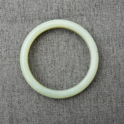 62.8 mm Serpentine Jade Bangle - Green