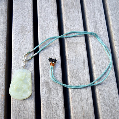 Chinese Tiger Pendant Jade Pendant Necklace