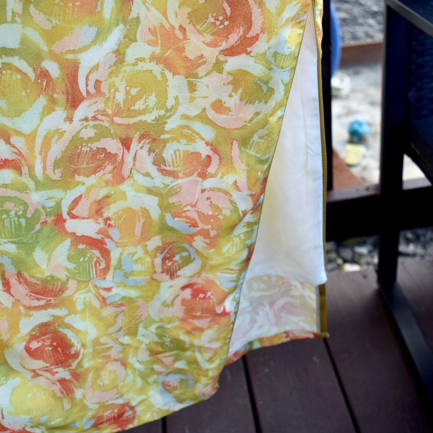 Yellow Rose Printed Qipao Long Dress - Chinese Traditional Cheongsam