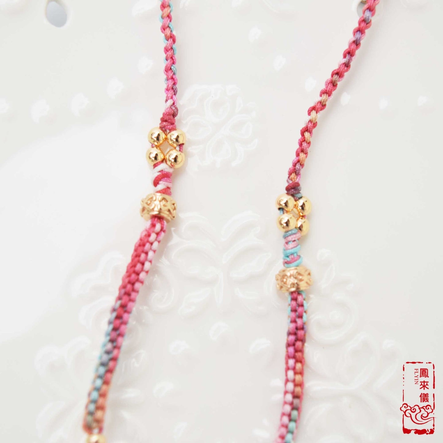 Orange Agate Lotus Necklace - Flower Pendant Braided Necklace