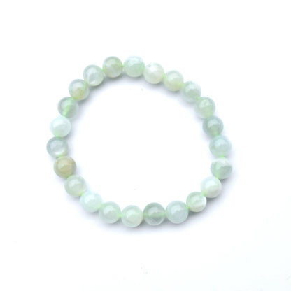 8 mm Green Moonlight Beaded Bracelet
