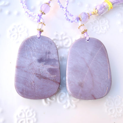 Dragon Agate Pendant Tassel Accessory - Chinese Bag/Car/Waist Hanging Accessory