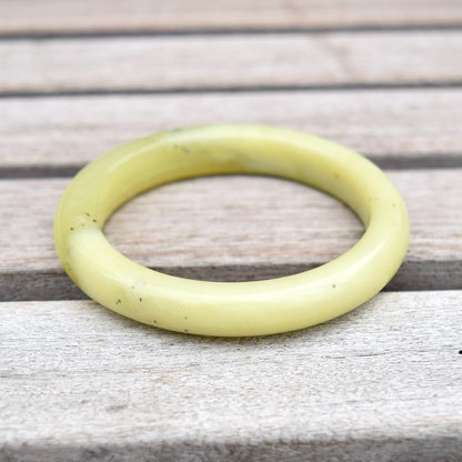 52.8 mm- Natural Xiu Jade Bangle Bracelet- Serpentine Jade