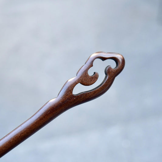 Cloud Wood Hair Stick - Chinese Hairpin