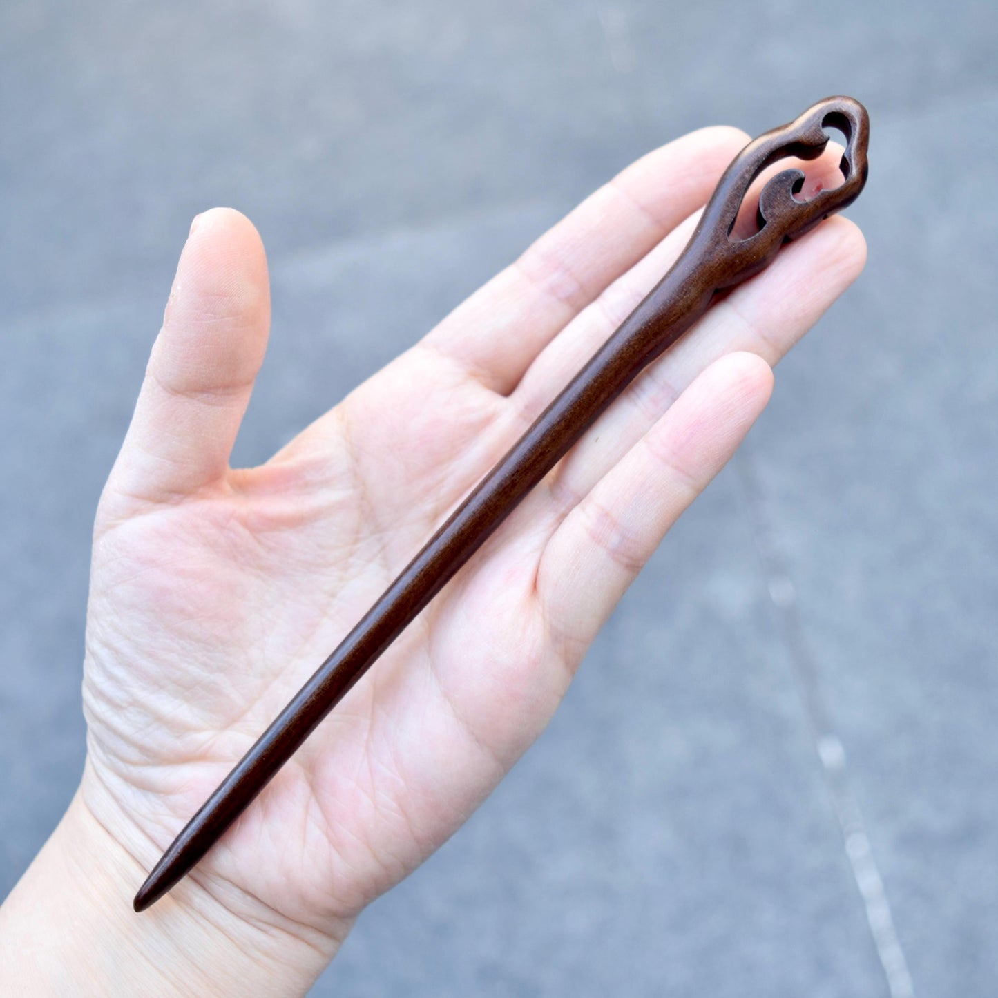 Cloud Wood Hair Stick - Chinese Hairpin