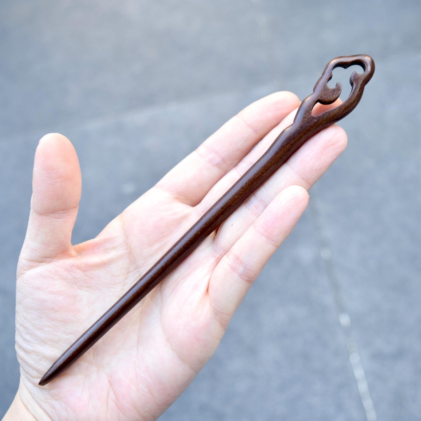 Cloud Wood Hair Stick - Chinese Hairpin