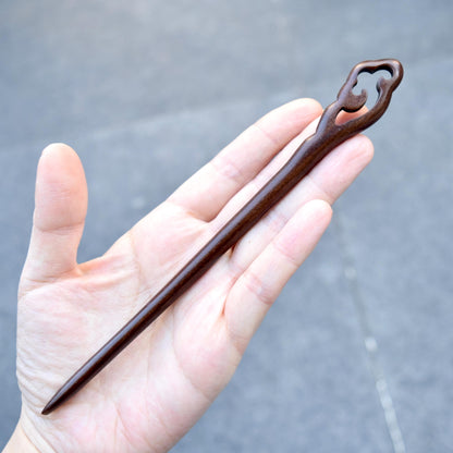Cloud Wood Hair Stick - Chinese Hairpin