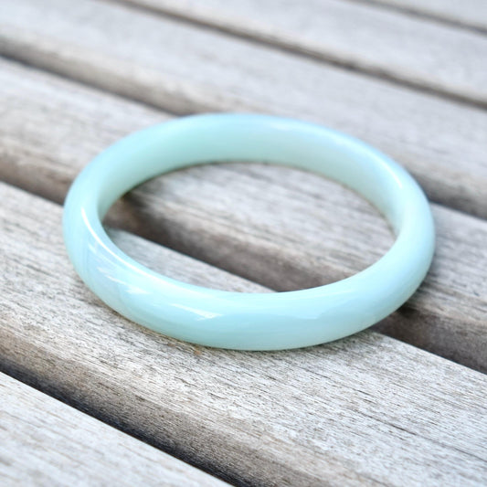 58.3 mm Blue Agate Bangle Bracelet