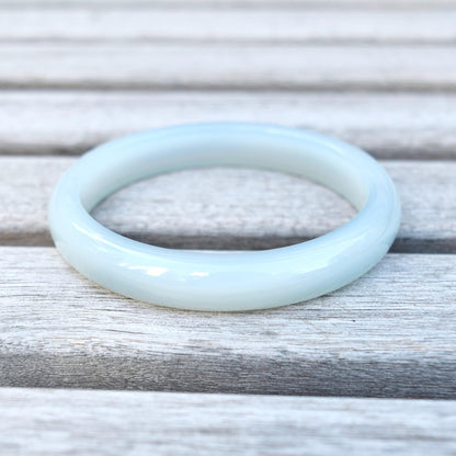 58.8 mm Blue Agate Bangle Bracelet