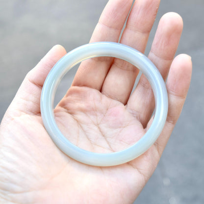 58.8 mm Blue Agate Bangle Bracelet