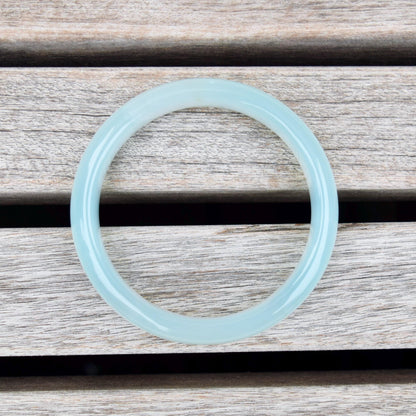 58.5 mm Blue Agate Bangle Bracelet