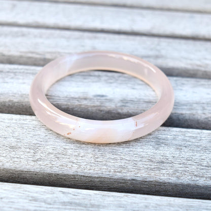 58.2 mm Orange Agate Bangle