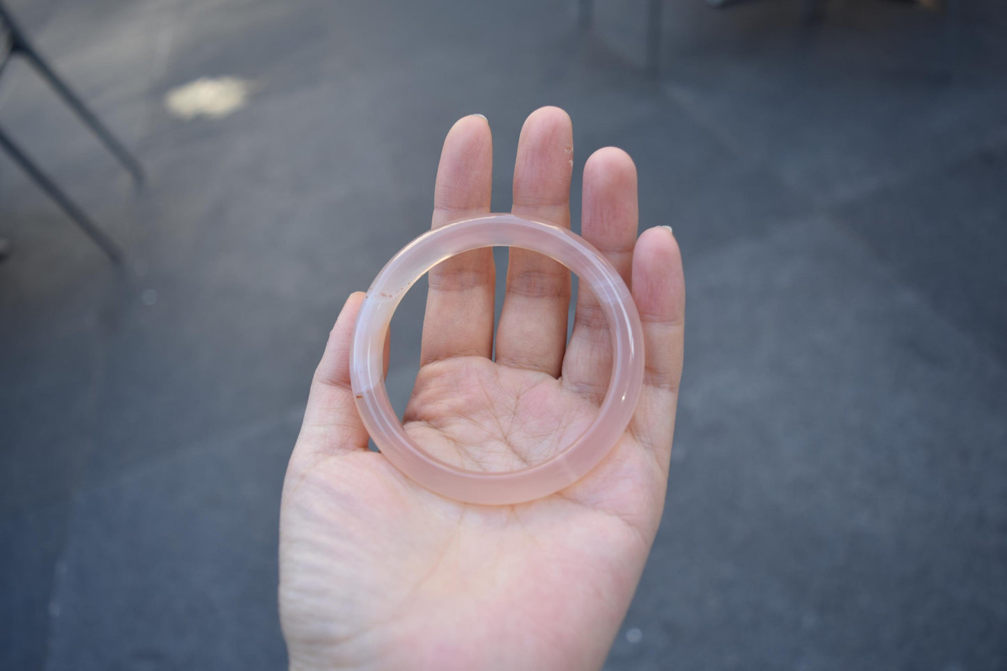 58.2 mm Orange Agate Bangle