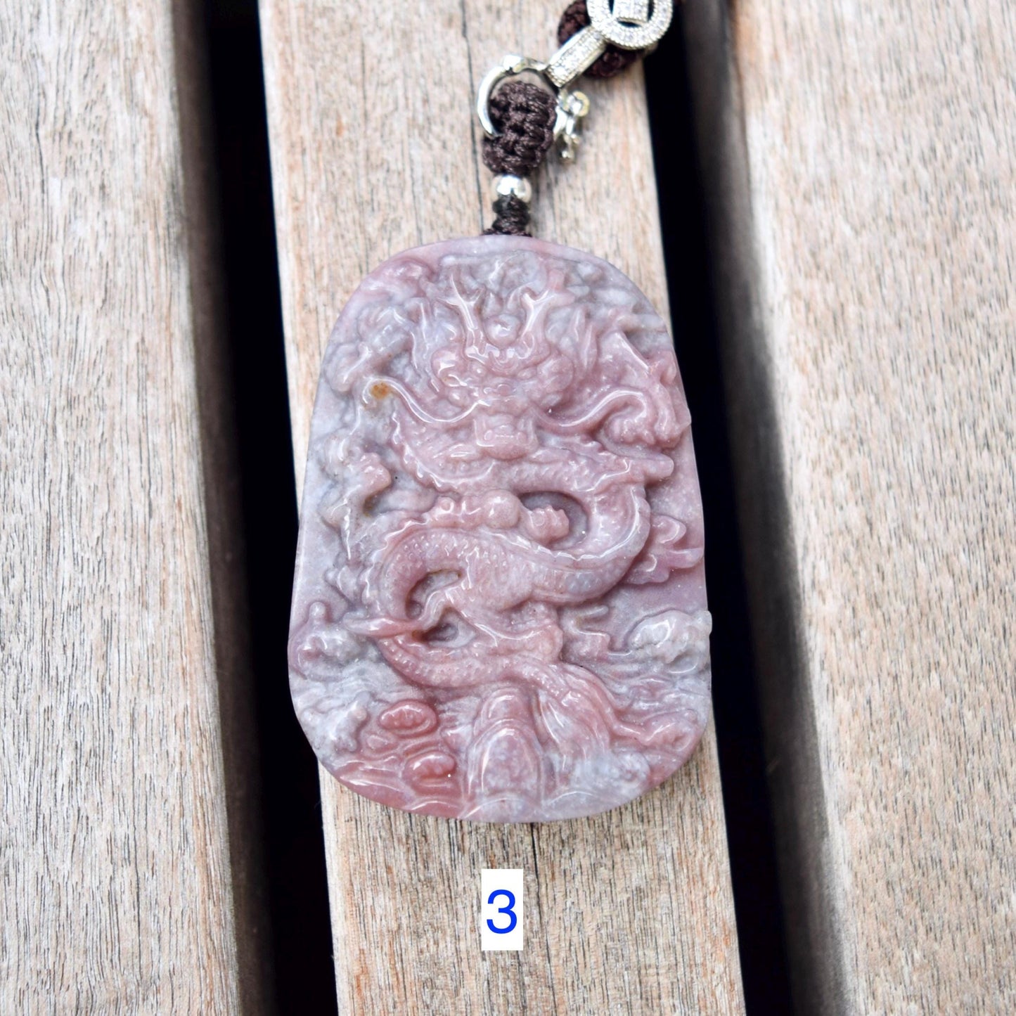 Purple Dragon Necklace - Ocean Jasper