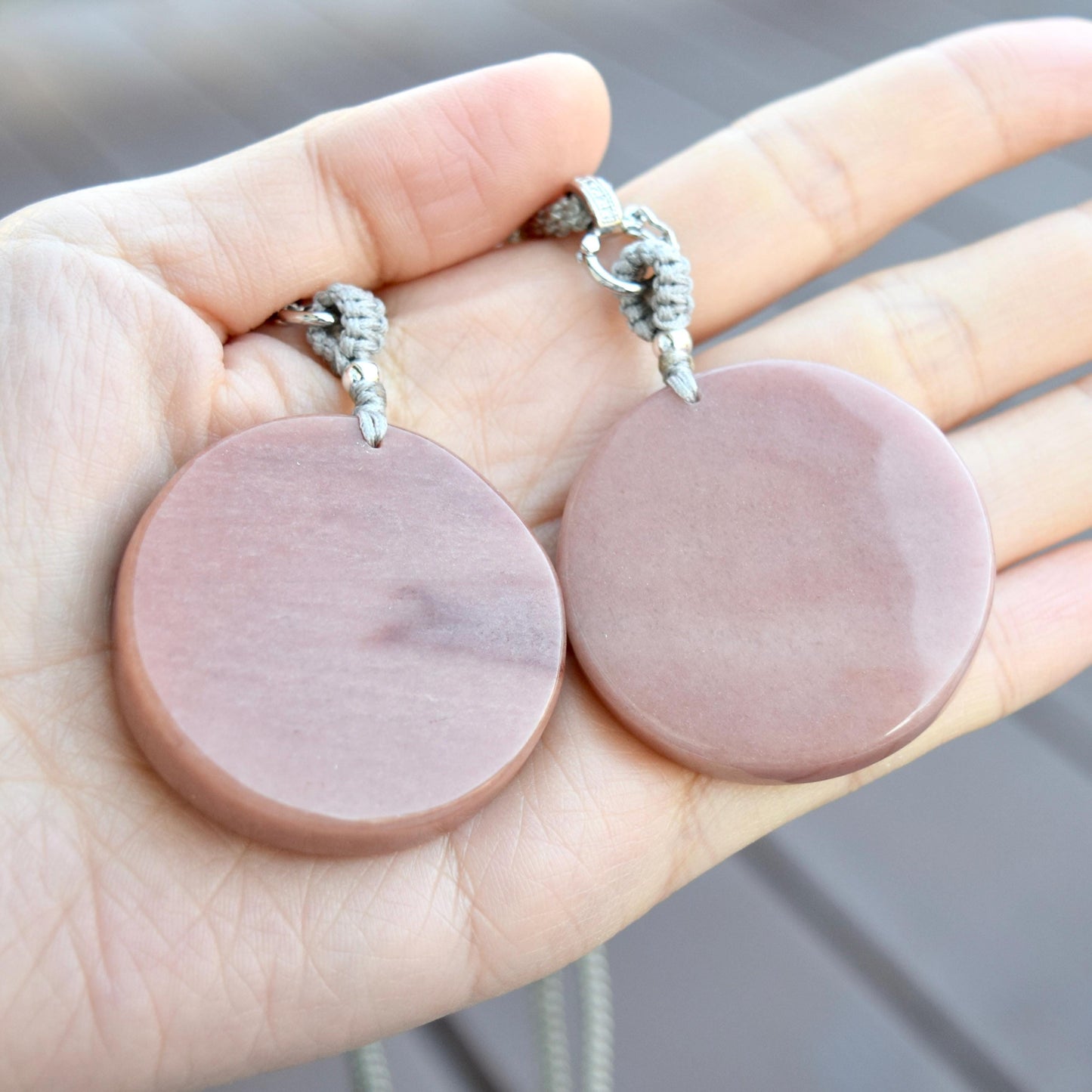 Pink Phoenix Pendant Rope Necklace