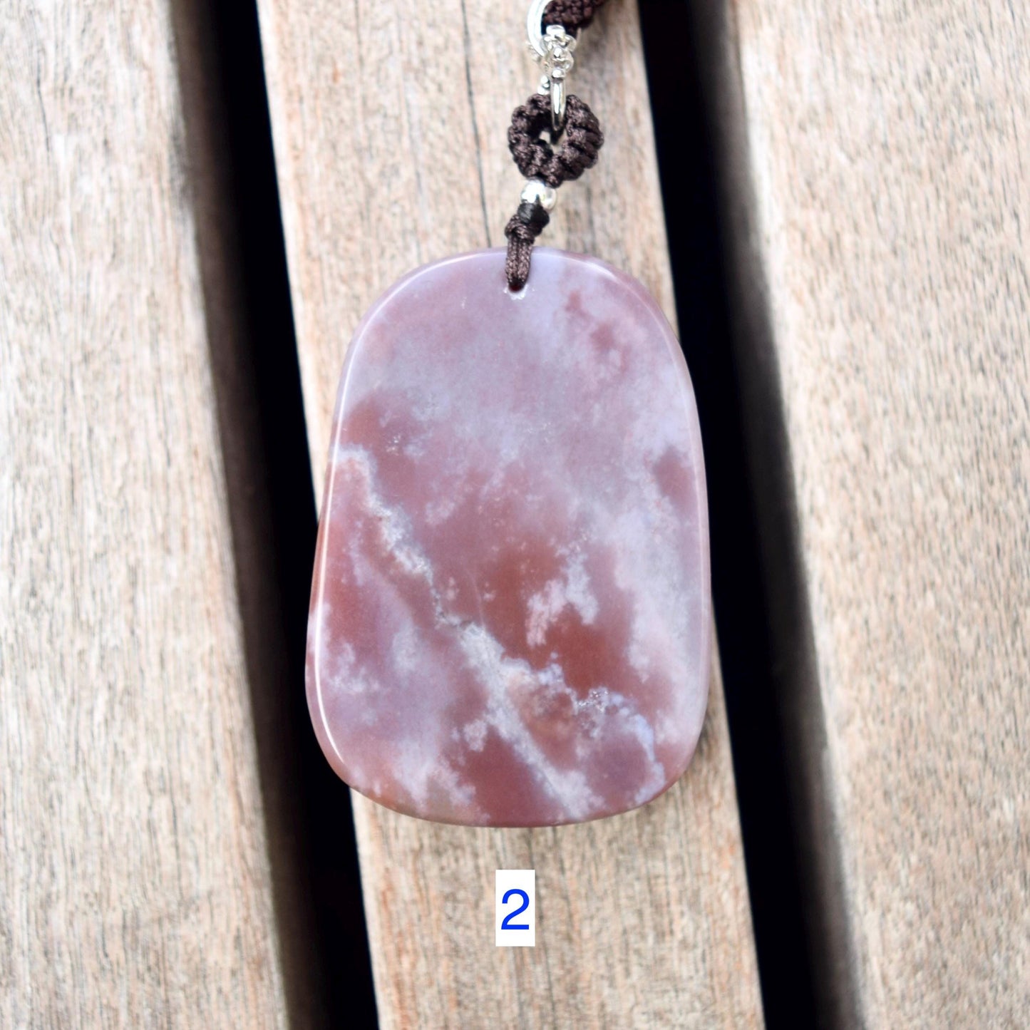 Purple Dragon Necklace - Ocean Jasper
