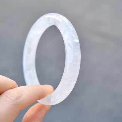 61.5 mm Clear Quartz Bangle Bracelet