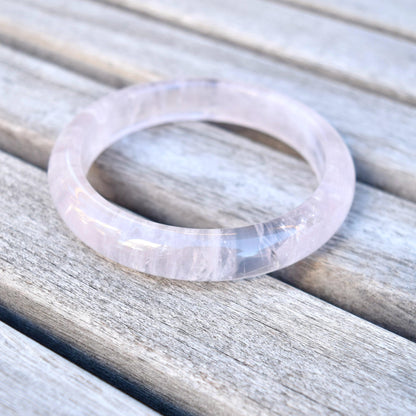 61.9 mm Rose Quartz Bangle