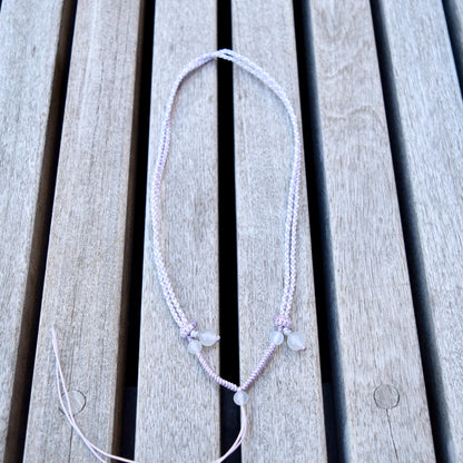 Two Tone Braided Rope Necklace - Colorful Lucky Cords